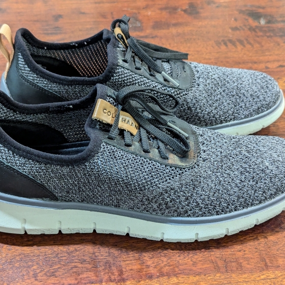 Cole Haan Mens Size 9 Zerogrand Stitchlite Sneaker Black/Quiet Shade C35960 - Picture 6 of 9